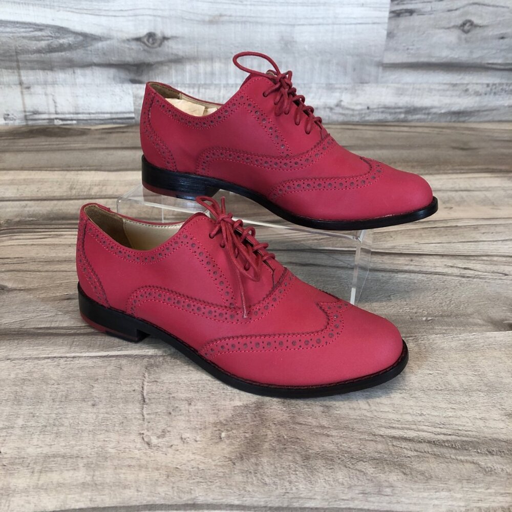 Cole Haan Gramercy Oxford with Nike Air Sole Size 6 Pink Reflective - Picture 5 of 6